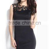 OEM Wholesale New Arrival Latest Dress Designs White Lace Sleeveless One-piece Women Fashion Wholesale Dress thumbnail-3