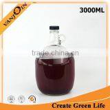 1.5L Glass California Bottle With Black Screw Cap thumbnail-3