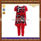 Different Pattern Printed Middle East Girls Cotton Teen Clothes Set thumbnail-1