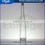 380ml White Flint Clear Ice Wine Glass Bottle With Cork thumbnail-1