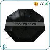 Manual Style 21 Inch Pongee With Black Coated Sunproof Rain Umbrella thumbnail-6