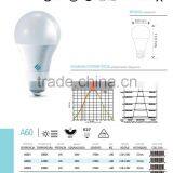 Hangzhou Product Led Lighting Bulb Led Light Bulb A60 6w 470lm European Standard Plastic Cover E27 Base High Quality Assured thumbnail-6