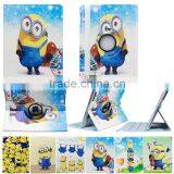 For IPad Air 3D Despicable Me 2 Rotation Leather Cover