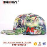 Flower Snapback Caps,flower Snapback Cap Custom,floral Fabric Snapback Cap thumbnail-3