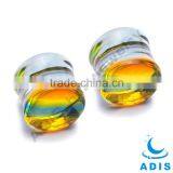 Body Piercing Jewellery Colorful Wholesale Custom Pyrex Glass Ear Stretcher thumbnail-2
