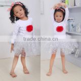Baby Girls Winter Christmas Fluffy Skirt Outfit Set Clothes