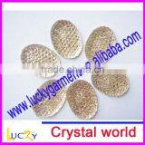 2011 New Style Full Rhinestone Resin Oval Shape thumbnail-1