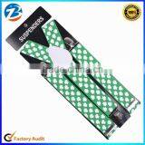 Promotional Leaf Printed Wide Custom Logo Braces Men and Lady Suspenders thumbnail-1