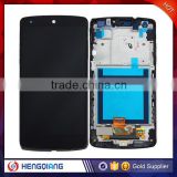China own factory price New best quality lcd digitizer Assembly replacement for LG Google Nexus 5 with frame