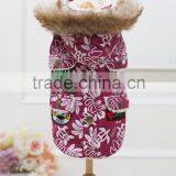 Pet Coat/four Pockets Dog Coat With Fur Hat thumbnail-2