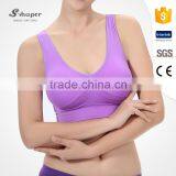 S-SHAPER Womens Wireless Yoga Sports Bra With Removable Pads Wholesale thumbnail-3