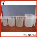 Different Size Available Custom Made Frosted Glass Candle Holder Cup, Candle Container thumbnail-1