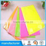 Hot Sale Fluorescent Paper/Fluorescent Wrapping Paper/Self Adhesive Paper Sheet Or Roll