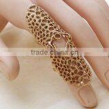 European and American Fashion Knuckle Simple Metallic Hollow Carved Ring thumbnail-4