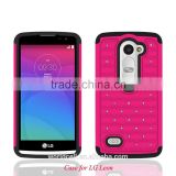 alibaba express 2 in 1 bling case for LG C40