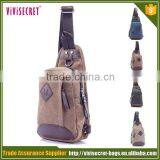 New Canvas Bag Messenger Shoulder Men Bag Sport Chest Bag thumbnail-5