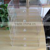 Clear Acrylic Organizer With 5 Drawer thumbnail-1