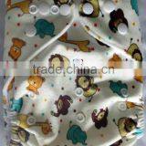 Wholesale Printed Baby Minky Cloth Nappy Eco Friendly Pocket Cloth Diaper High Quality and Cheap Diapers thumbnail-1