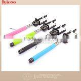 2015 Metal+plastic Monopod Bluetooth Selfie Sticks for Moblie Phone and Digital Camera Selfie Stick