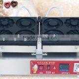 4pcs Commercial Use Non-stick 110v 220v Electric 180 Degree Swing 10cm Digital Donut Baker