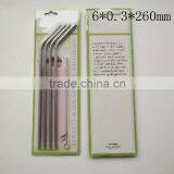 304 Stainless Steel Drinking Straws and Cleaning Brushes 4+1 Set Eco Friendly Funny Drinking Straw thumbnail-3