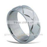 Hot Sell His and Her Classic Stainless Steel Wedding Ring Set Engraving Available! thumbnail-1