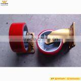Industrial Use 5x2 PU Tire Iron Core Casters