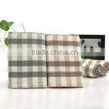 Cotton Samll Check Dobby Face Towel thumbnail-1