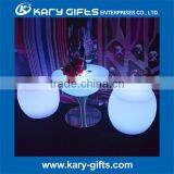Factory Price Led Coffee Table Led Light Luminous Furniture Plastic Bar Tables thumbnail-2