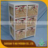 Cherry Wood Storage Cabinet In Kitchen thumbnail-3