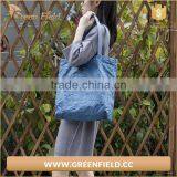 Fashion Brown Paper Tyvek Tote Women Bags Handbag Custom Printed thumbnail-2