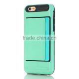 TPU + PC Combo Mobile Phone Case Cover With Card Slot for IPhone 7 thumbnail-5