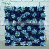 SAST-70021blue Silk Hydrangea Flower Wall Decor Stage Artificial Flower Wall thumbnail-1