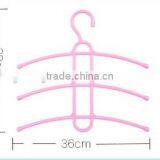 Wholesale Stock Small Order Plastic Magic Fishbone Shaped Hanger With 3layers thumbnail-5