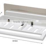 Wholesale Stock Multifunction Kitchen Bathroom No Mark Sticky 3 in 1 Plastic Storage Rack thumbnail-5