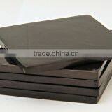 High Quality Eco Friendly Spun Bamboo Square Coaster 10 cm thumbnail-1