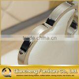 European Style Elegant White Dining Chair thumbnail-3