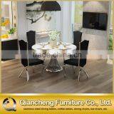 Heavy Stainless Steel Dining Table With Antique Top thumbnail-2
