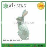 Adorable Ceramic Bunny Rabbit Figurine Easterdecorations thumbnail-3