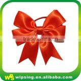 Red Satin Ribbon Bow With Elastic Loop thumbnail-3