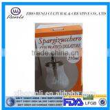 Clear Glass Sugar Jar With Hole thumbnail-1