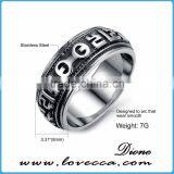 High Polished Men Jewellery Figure Rings 316l Surgical Stainless Steel Men Ring thumbnail-5