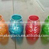 Colored Glass Jar for Candle thumbnail-1
