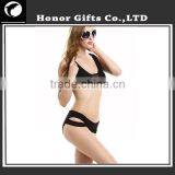 Sexy New Bikini High Quality Solid Colour Flowered Swimsuit Wholesale Bath Suit thumbnail-3