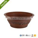 Antique Round Short Biodegradable Plastic Flower Pot thumbnail-5