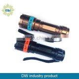 1 Led Fake-metal Zoomed Plastic Flashlight for Promotion thumbnail-1