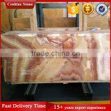 Beautiful Amber Transparent Onyx Slab for Wall thumbnail-1