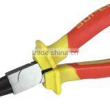 European Type Double Color PVC Handle Round Nose Pliers thumbnail-1
