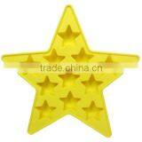 Novelty Red Silicone Ice Mold With Five Star Shape thumbnail-3