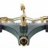 W/ZINC WHEEL 3-ARM ROTATING SPRINKLER BASE thumbnail-1